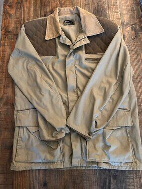 Vintage 1970s Sportsman Apparel By Browning Canvas Shooting Hunting Jacket B3